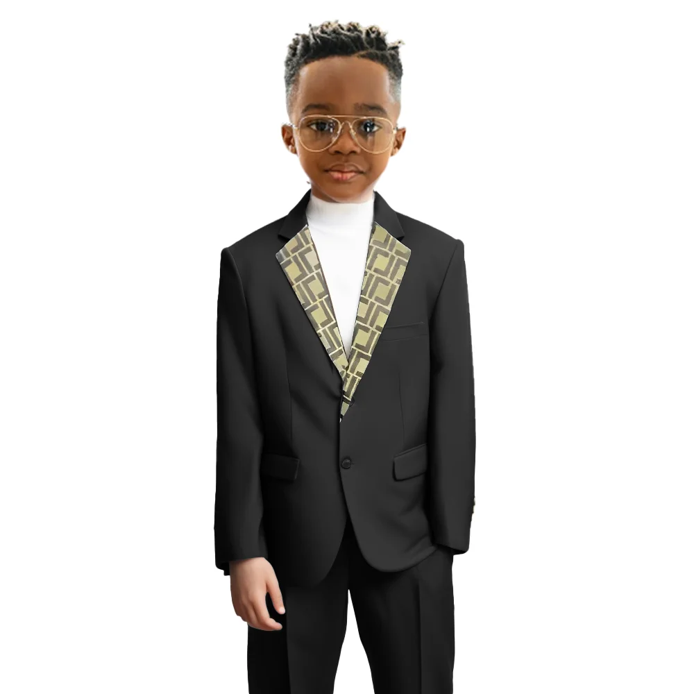 

Boy Suits Blazers Pants Party Wedding Tuxedos Slim Fit Kids Dinner Suit Jacket Prom Formal Wear 2 piece