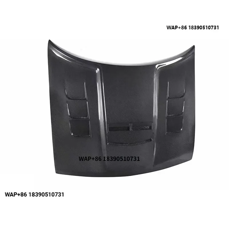 

Carbon Fiber Fibre Engine Vent Bonnet Hood for Dodge Challenger V6 2015+