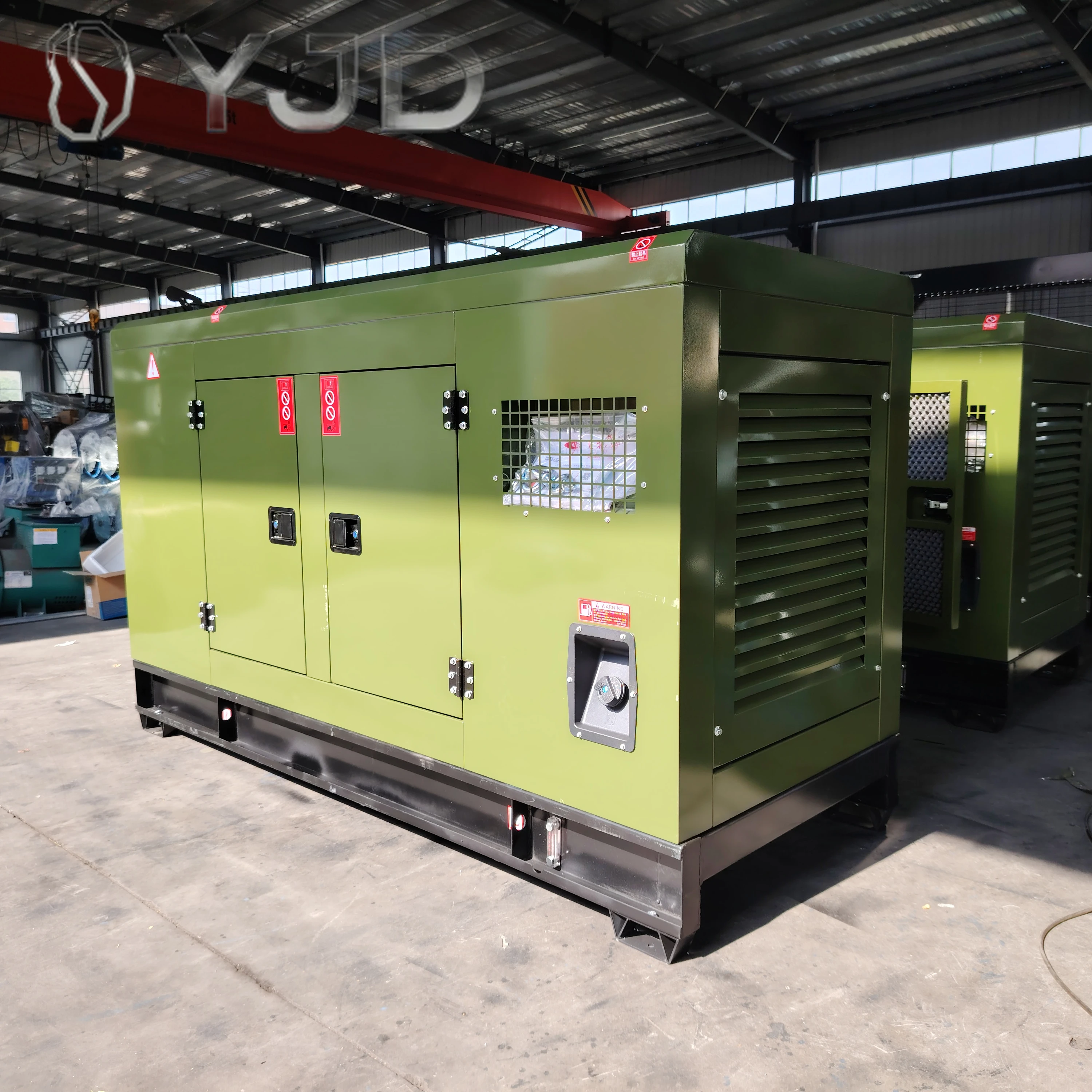 YUCHAI HT-406GF Open Frame Diesel Generator Set Automatic Voltage Regulation 24V DC Electric Start 1500rpm Speed 220V/380V Rated