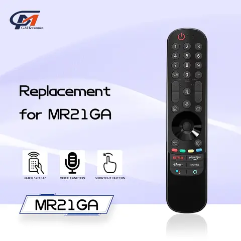MR21GA MR21GC 스마트 TV AKB용 새로운 매직 음성 원격 제어 76036509 43NANO75 55UP75006LF OLED55A1RLA GA-21BA 컨트롤러