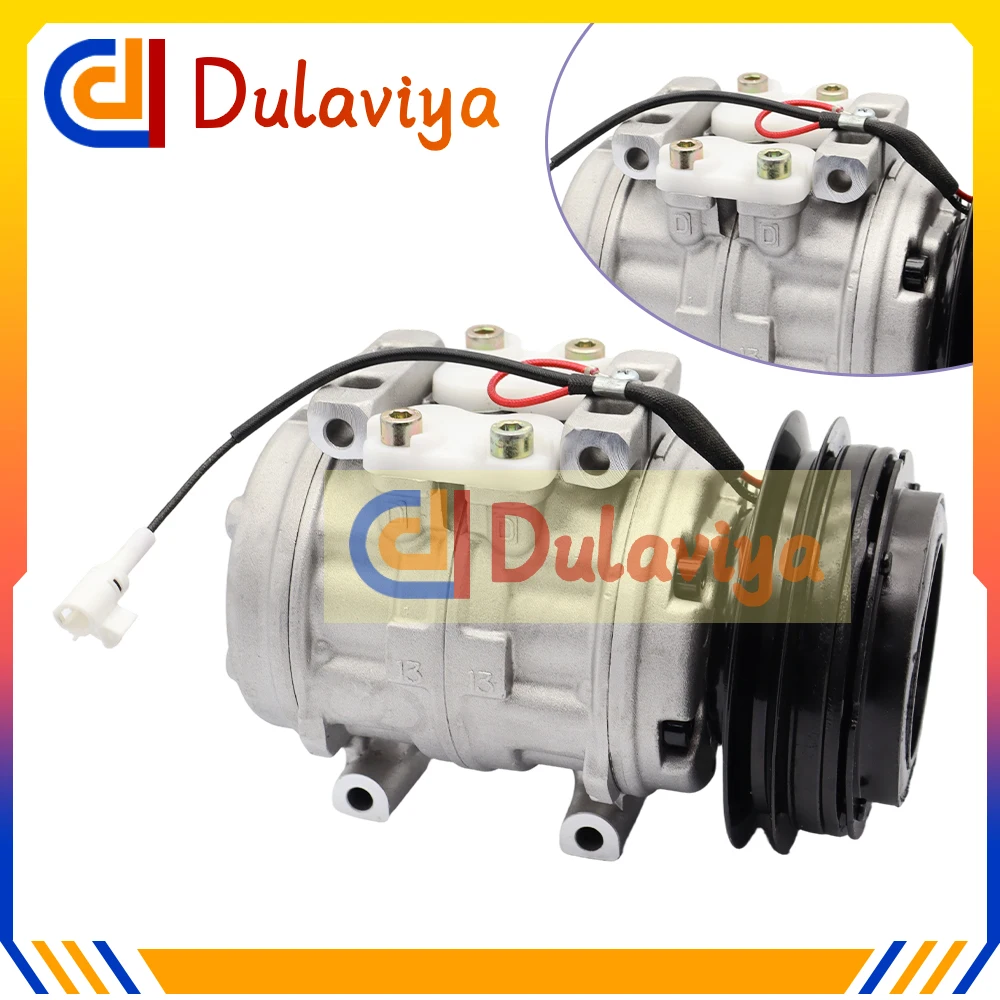 

A/C AC Air Conditioning Compressor For Toyota Hino Ranger 10P13C 447200-7152 447100-6790 447200-7150 S8831-01650-B 24V