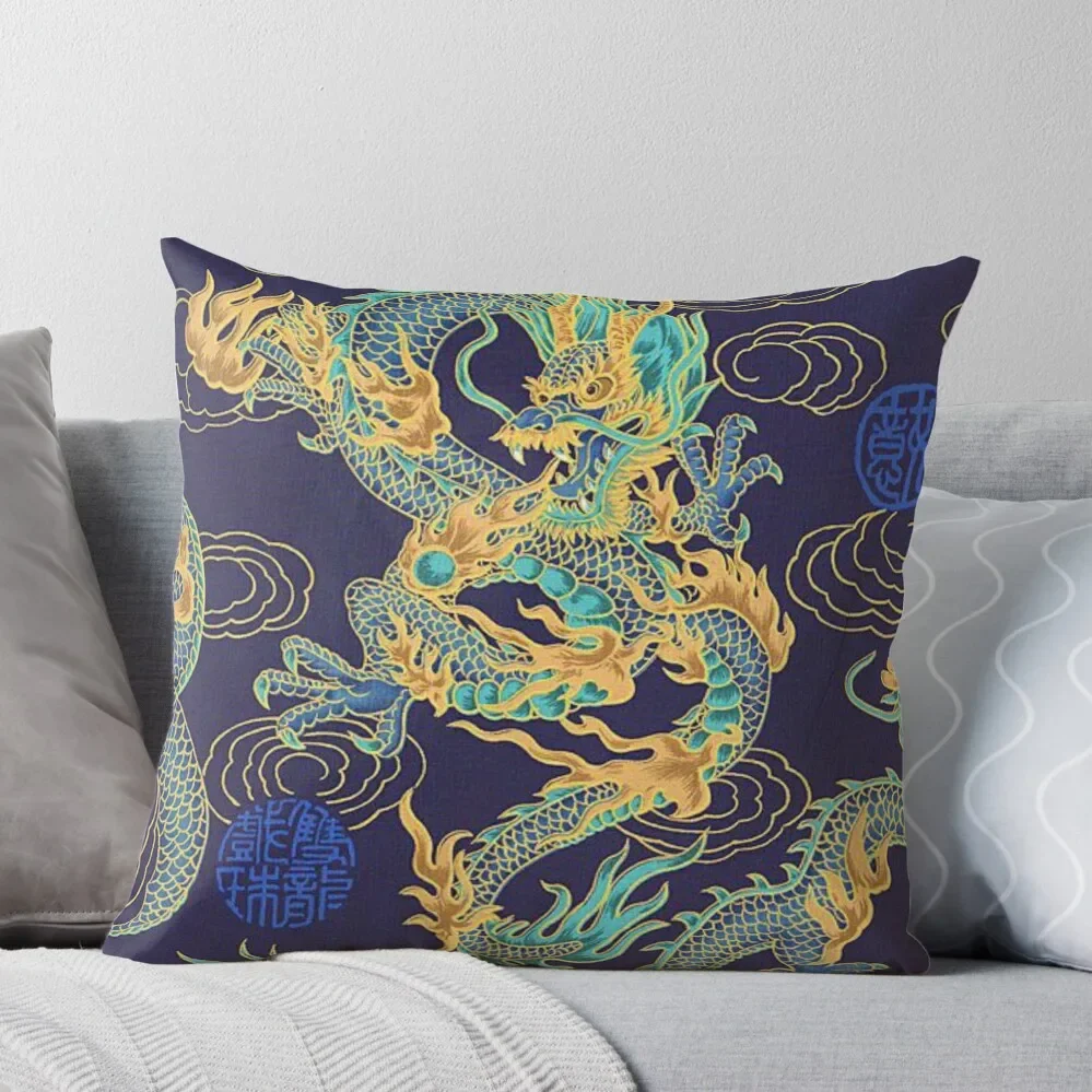 

Dragon Throw Pillow Christmas Covers Sofa Cushions