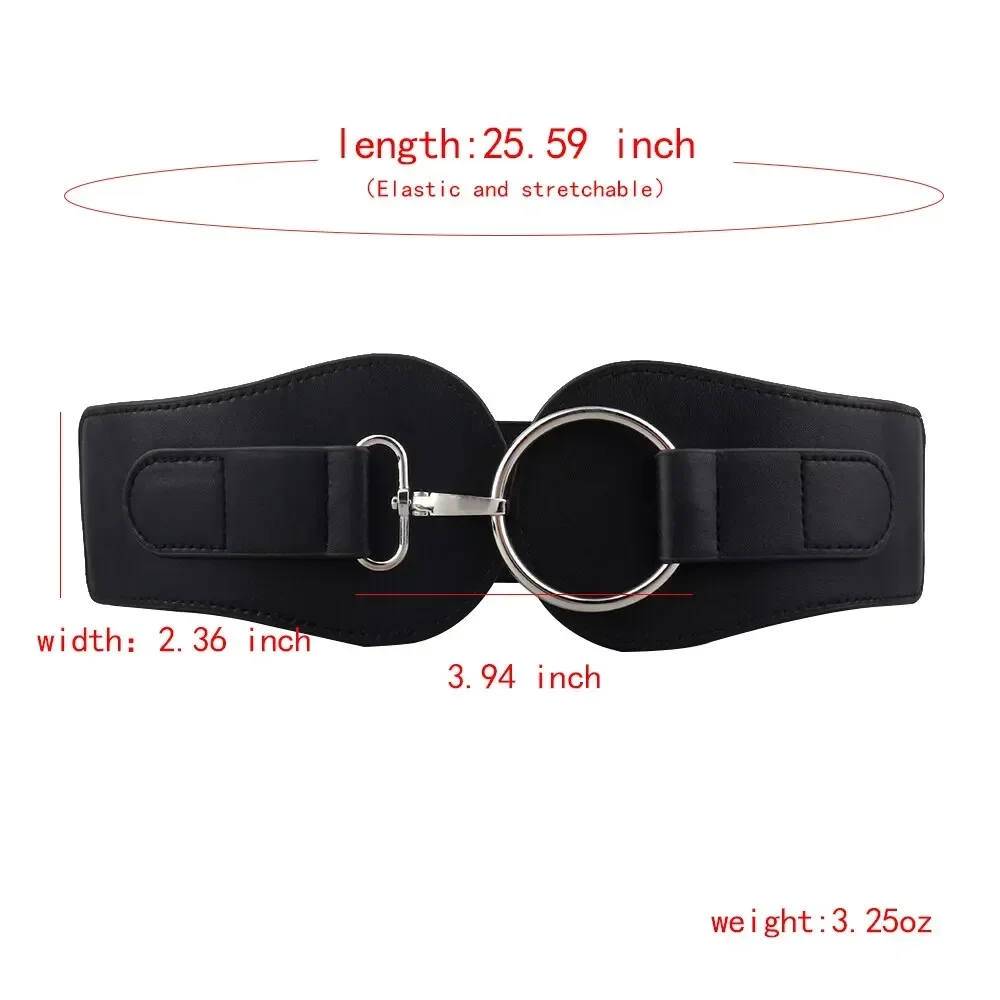 Waist seal Ms. New Products Simple and Permanent Coffee Polyded Coat Korean Fashion Elegant PU Loose Belt