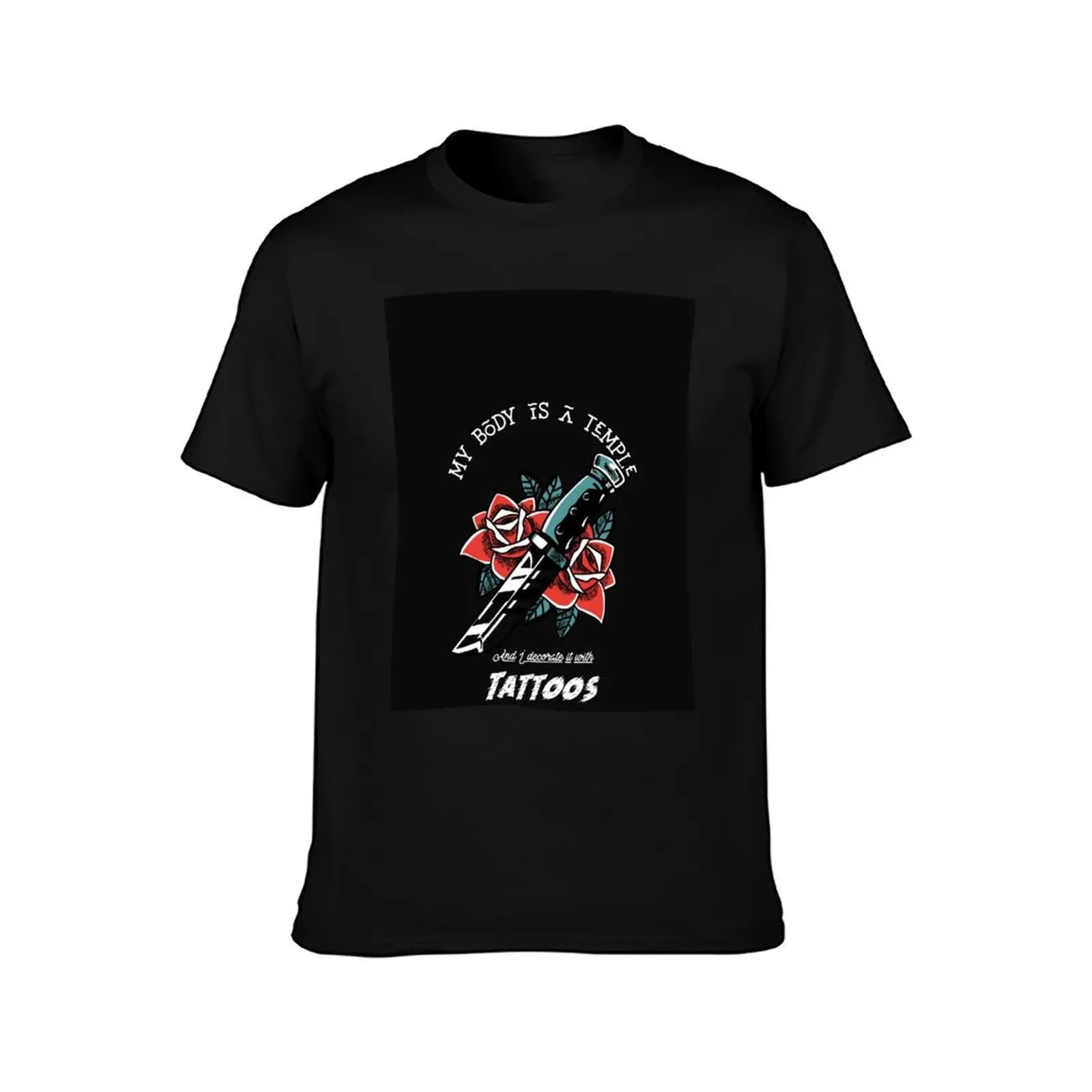 My body is a temple, tattoos are my decoration Exmormon T-Shirt Casual Fashion Print Tee Top T-Shirt