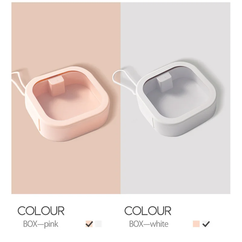 2Pcs Hair Tie Organizer Bathroom Storage Organizer Qtip Dispenser Cotton Swabs Dispenser Box