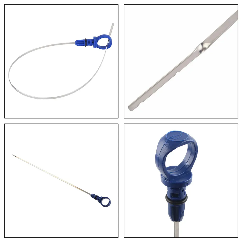 for Steel Gauge Engine Oil Dipstick Blue Precision Measurement Accurate Scale Easy Installation For 2.0 for hdi For 206