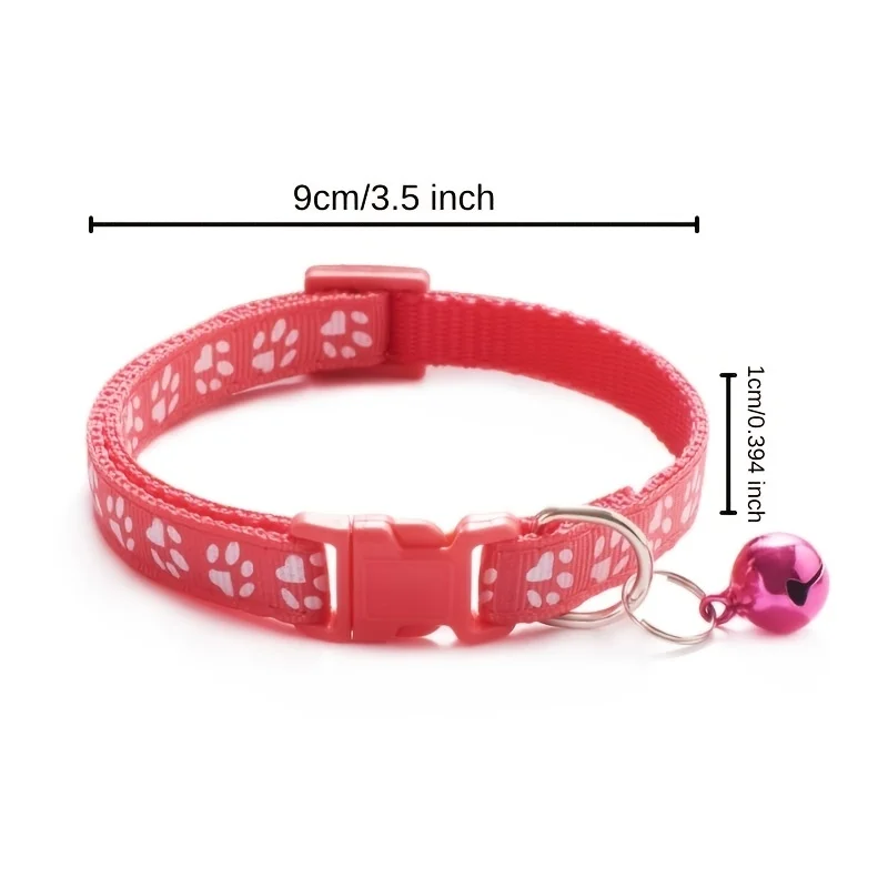 Cat and Dog Universal Dog Cat Neck Ring Small and Medium Sized Dog Teddy Adjustable Pet Towing Rope Neck Ring Bell Collar