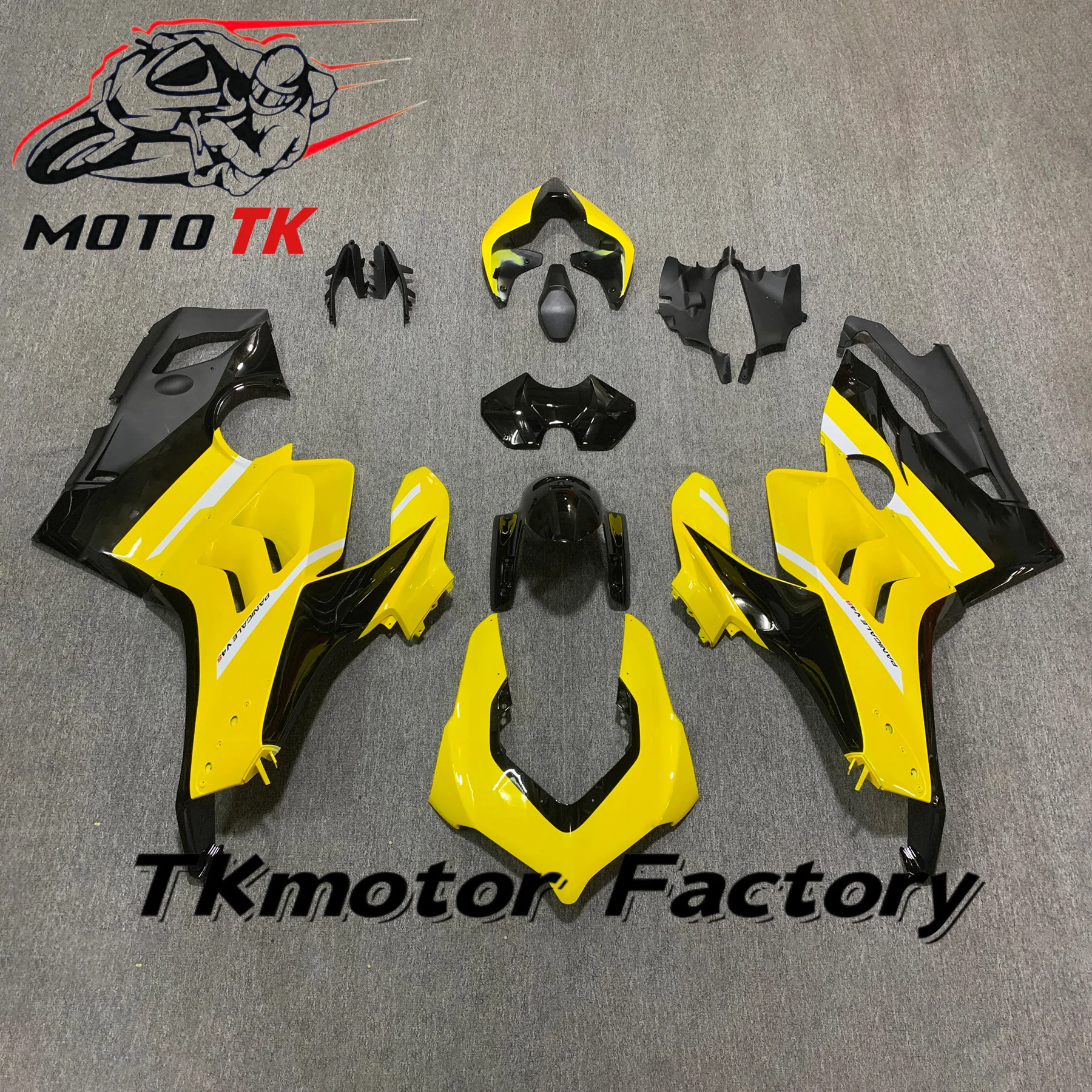 Para Ducati Panigale V4 V4S 2018-2021 kit de carenado completo multicolor kit de carenado de carrocería kit de carenado ABS inyección moldeada