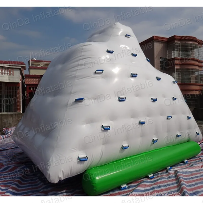 

Qinda Guangzhou Производитель Плавающая айсберг Альпинистская надувная айсберг Водная игрушка