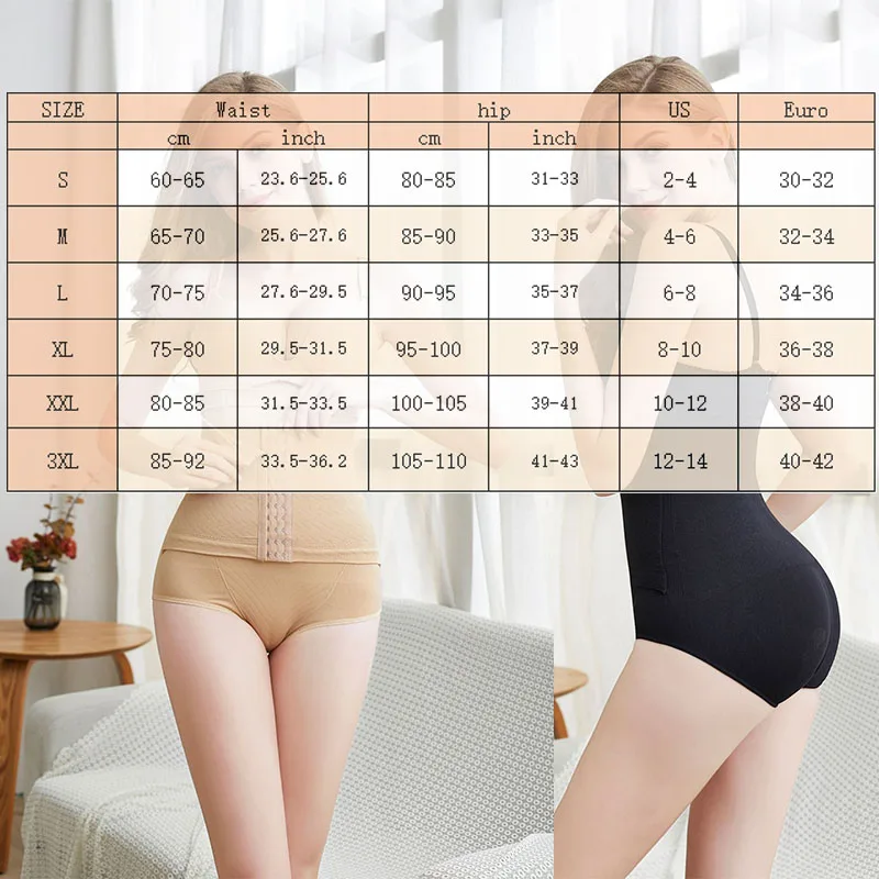 GUUDIA High Waisted Body Shaper Shorts Shapewear for Women Tummy Control Slimming Technology Butt Lifter Panty