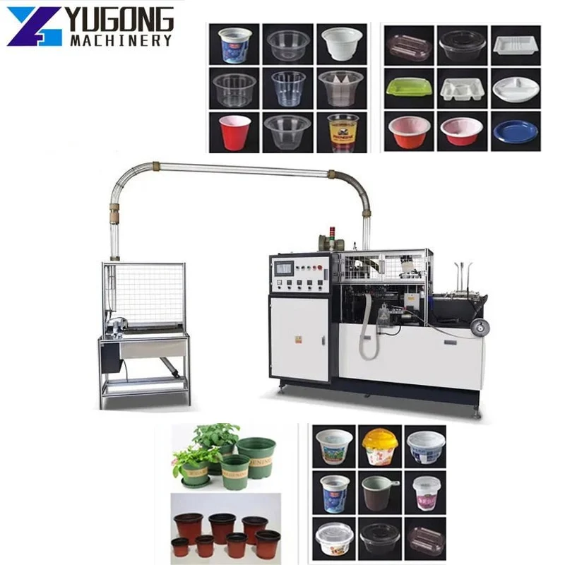 High Speed Paper Cup Production Making Machine Price Paper Cup Making Machine Fiber Forming Machine Cutlery Machine