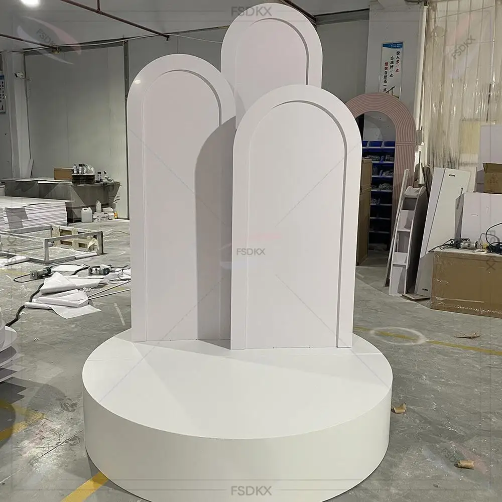 

Cheaper Price White Pvc Welcome Sign Event Stage Backdrop Banquet For Party Decoration