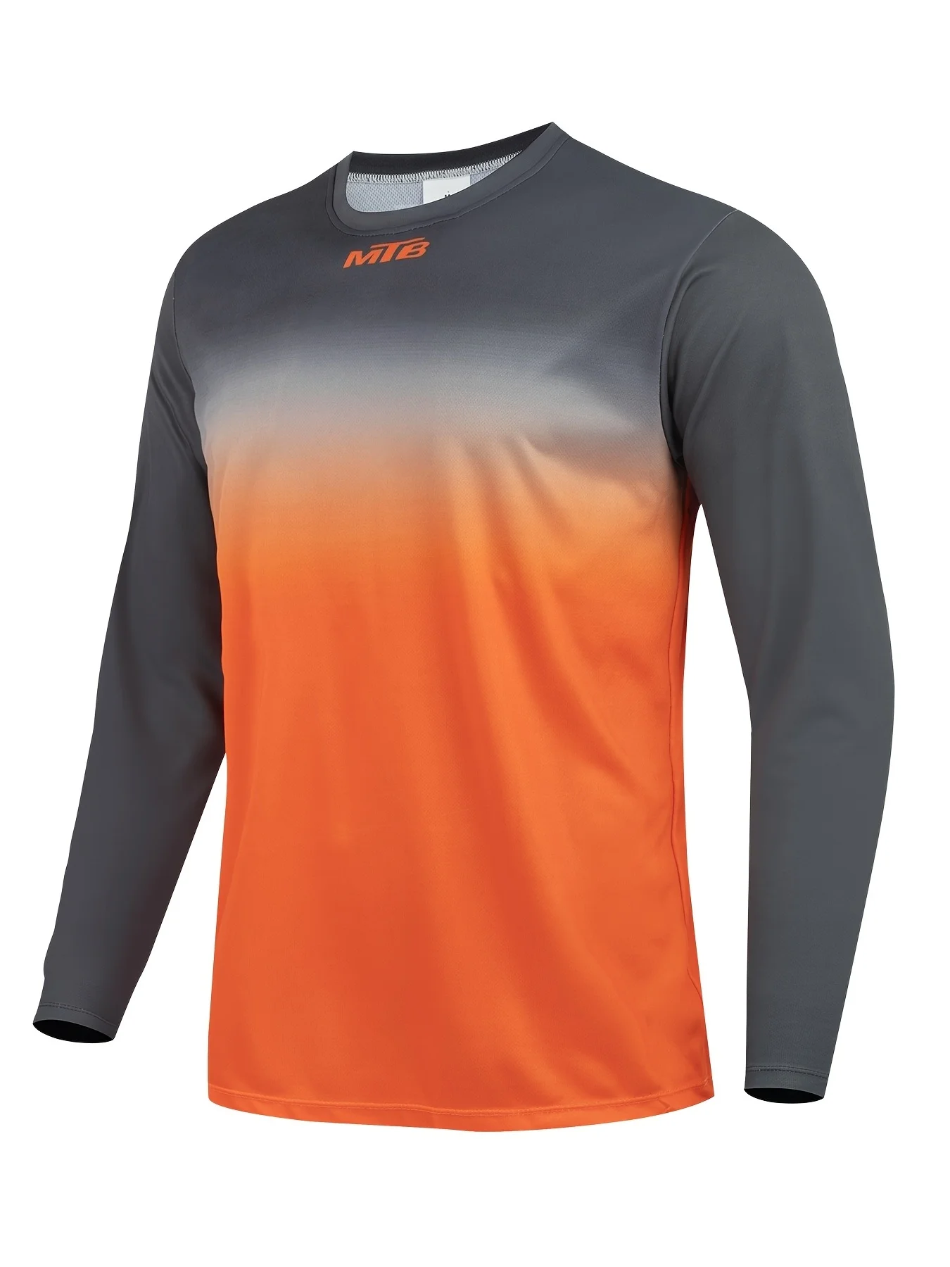 Mountain bike riding long sleeved top for men, gradually changing speed, dry and breathable mountain bike off-road riding suit