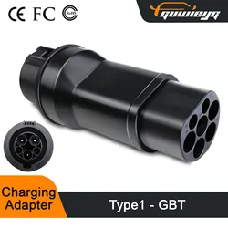 GUWIEYG EV Charger Adapter Type1 to GBT Adapter SAEJ1772 to GBT Charger Adapter Fit For GBT EV From J1772 Charger 32A 1Phase