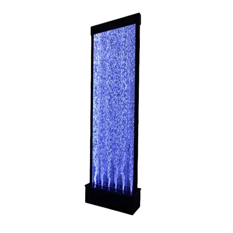 CX acrylic entrance water curtain wall running water wall hotel restaurant running water curtain bubble wall