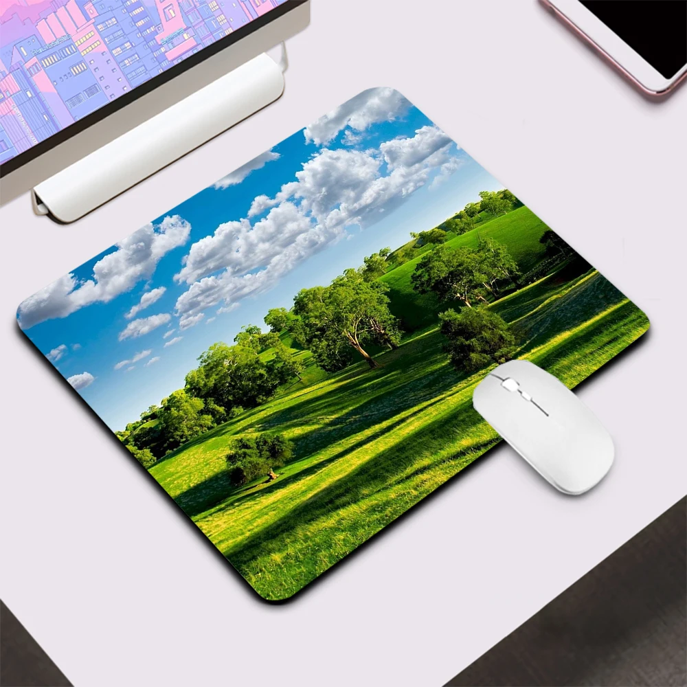 Nature Landscape Small Gaming Mouse Pad Computer Office Mousepad Keyboard Pad Desk Mat PC Gamer Mouse Mat XXL Laptop Mausepad
