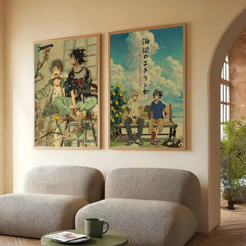 ملصق فيلم The Stranger by the Beach ملصقات حائط حديثة وأنيقة لديكور المنزل وغرفة المعيشة وفن الحائط #5