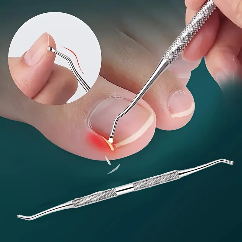 5-częściowy zestaw do usuwania paznokci ze stali nierdzewnej - Bezzapachowy żel do obierania, stóp i paznokci - Pielęgnacja manicure i pedicure, pudełko