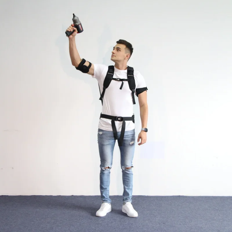 Arm upper limb assist exoskeleton, special for hand-held tool work, arm suspension feeling, shoulder joint prevention