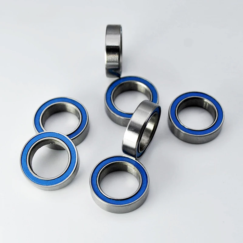 10pcs 6700  2RS 6700RS Blue Rubber sealed Bearing High quality 10x15X4 mm Inner Bore 10mm RC Car Miniature Ball Bearings