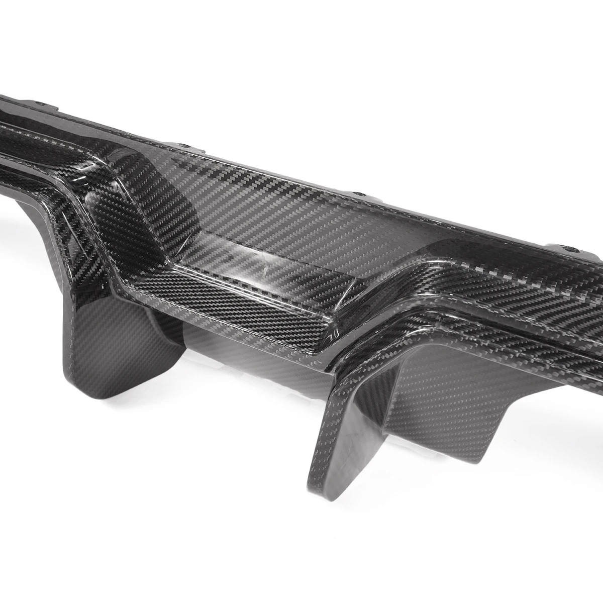 M2 G87 Real Dry Carbon Fiber AD Style Rear Bumper Lip Diffuser Splitter for M2 G87 Rear Diffuser 5