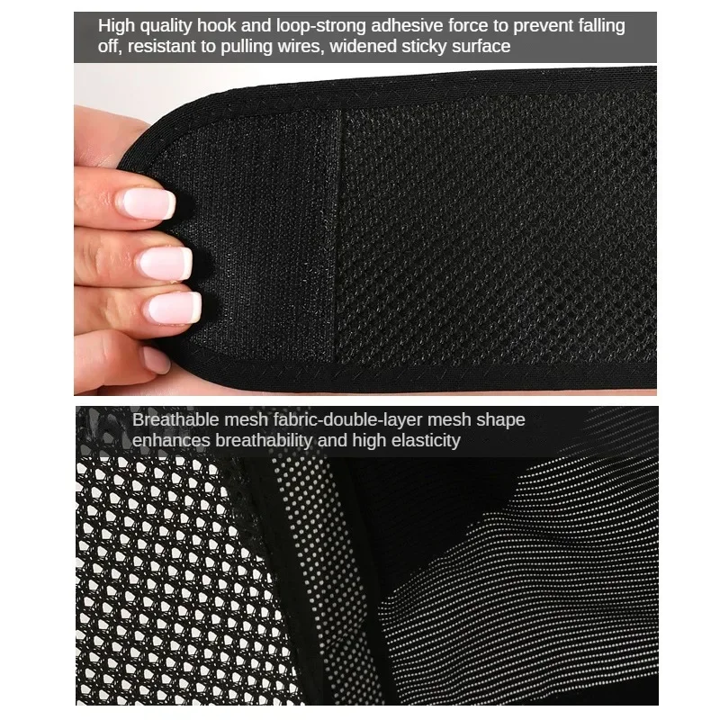 قابل للتعديل بالكامل تنفس تثبيت حزام مستقيم العمود الفقري العلوي دعم الرجال النساء الظهر هدفين مصحح الوضعية #4