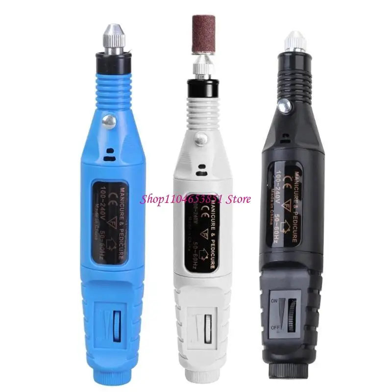 Electric Drill Set 3D Printing Mini Electric Sander Model Cleaning Dril Pen for Crystal Nails Polishing Grinding Tool