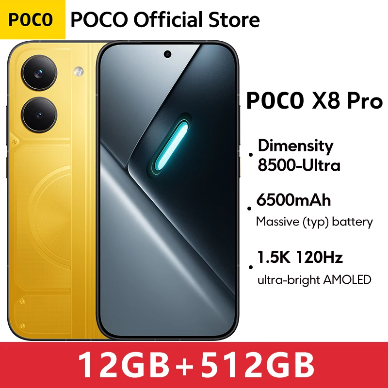 POCO X8 Pro グローバル版【世界初公開】スマートフォン Dimensity