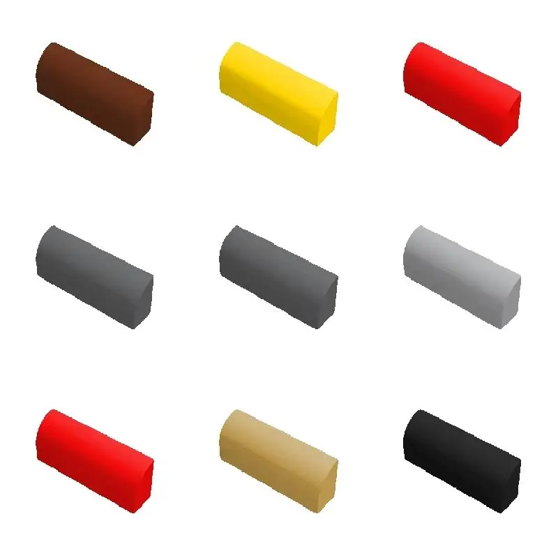100PCS 10314 Curved 1x4x1 1/3 Building Blocks Kit Slope Bricks Toys Birthday Boys Girls Special Fun Gift Dropshipping