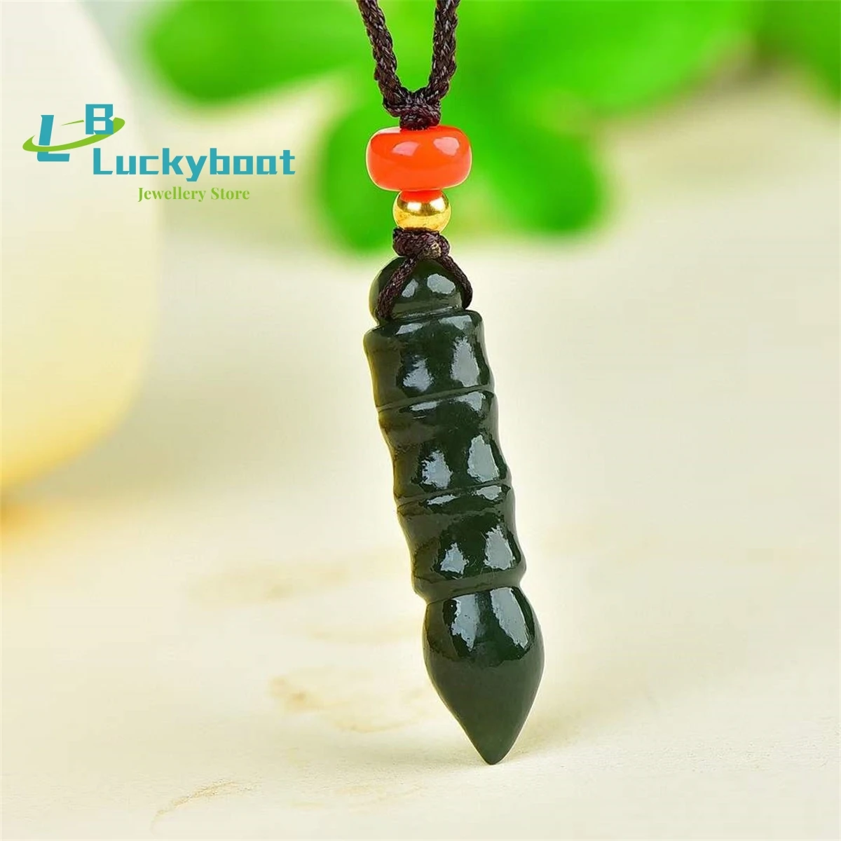 Natural Hetian Black Jade Wenchang Pendant Simple and Elegant Personalized Fashion Versatile for Men and Women