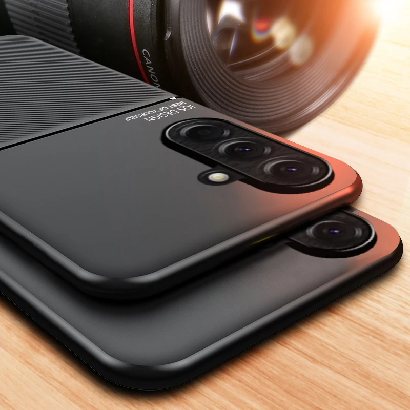 For Samsung Galaxy A07 A17 A26 Case Soft TPU Case High Quality Anti-fingerprint Camera Protection Stripe Back Cover Phone Shell