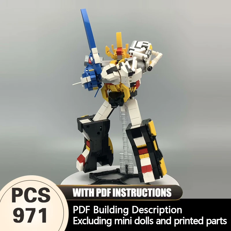 Creative Series Model MOC Building Bricks Armed Mecha Robot Modular Technology Gifts Holiday Assemble Toys Suit Display