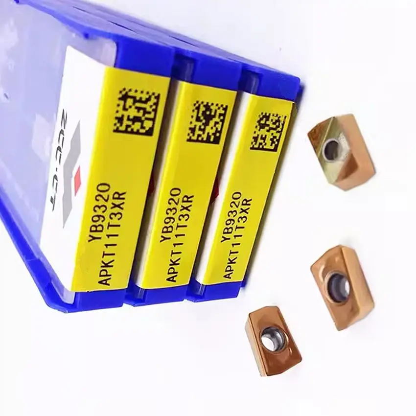 

APKT11T3XR YB9320/APKT11T3XR YBG205 ZCC.CT Original CNC blade carbide inserts milling inserts For Stainless steel 10pcs/box