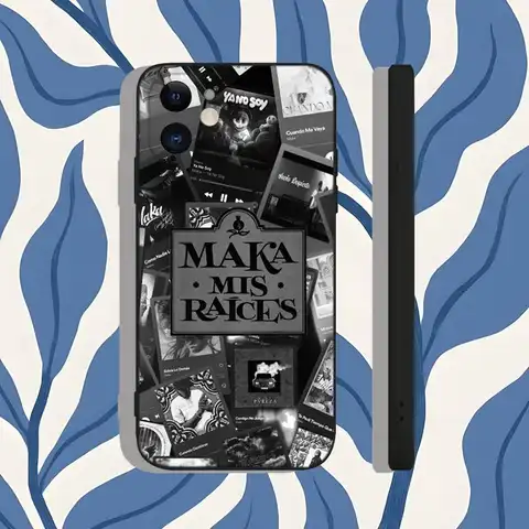 Rapparen Maka Aura 2025 Tour mobilskal till iPhone 16, 15, 14, 13, 12, 11, Pro, Max, Plus, X, XS, XR, SE, 8, 7, Mini, mjukt silikonskal i svart 10 best sales sax sju - №2
