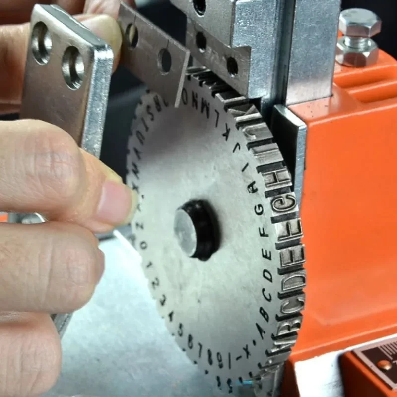 

MarkingSmall Manual Metal Aluminum Nameplate Steel Stamp Engraving Lettering Numbering Industrial Coding Machine Semi-Automatic