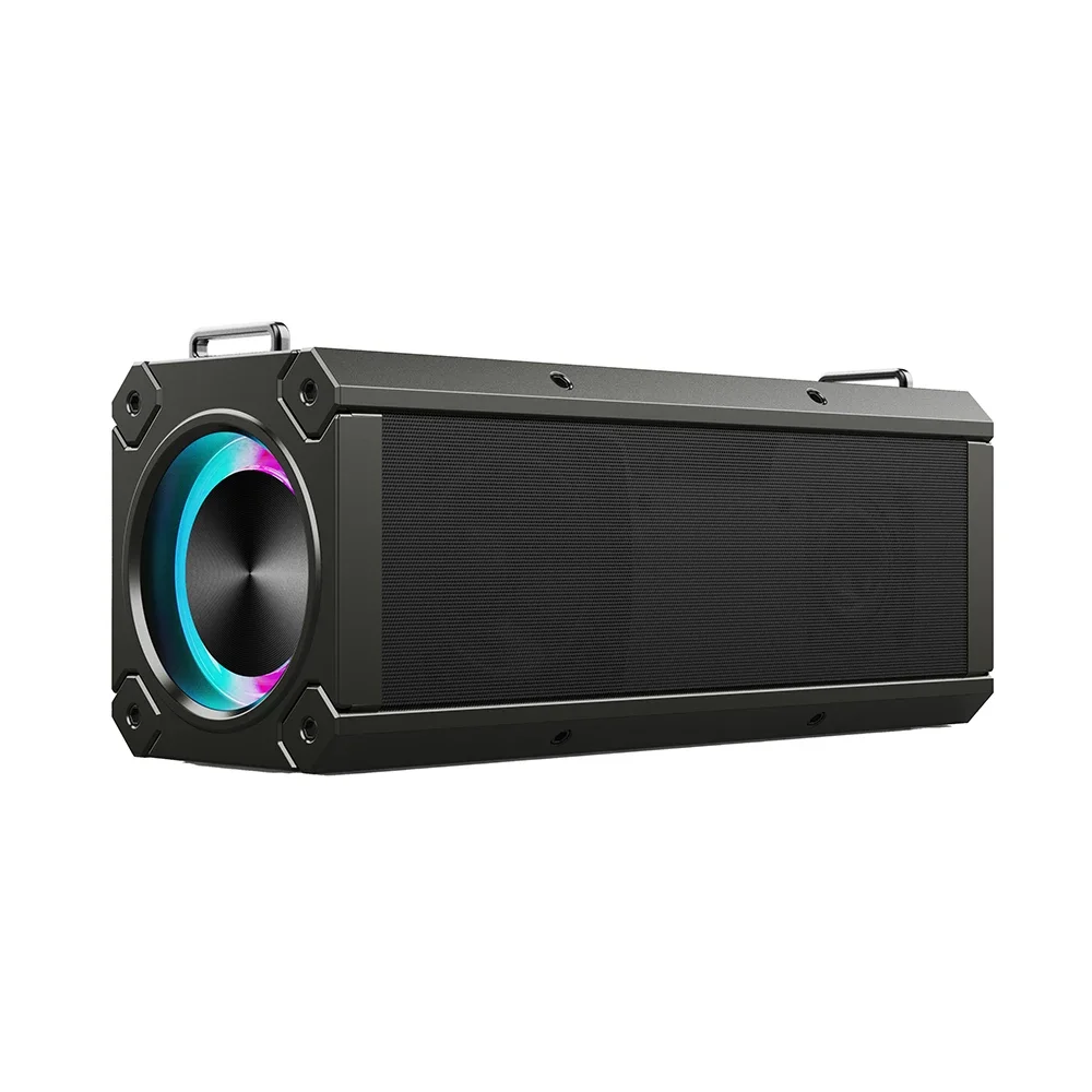 

Портативные беспроводные колонки TWS 120W с тройным эквалайзером, DSP, подключением TWS, ремешком для переноски, водонепроницаемостью и RGB-подсветкой для использования на улице