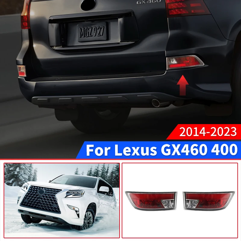 

Для 2014-2023 Lexus GX460 задняя противотуманная фара, модификация бампера, фотоаксессуары