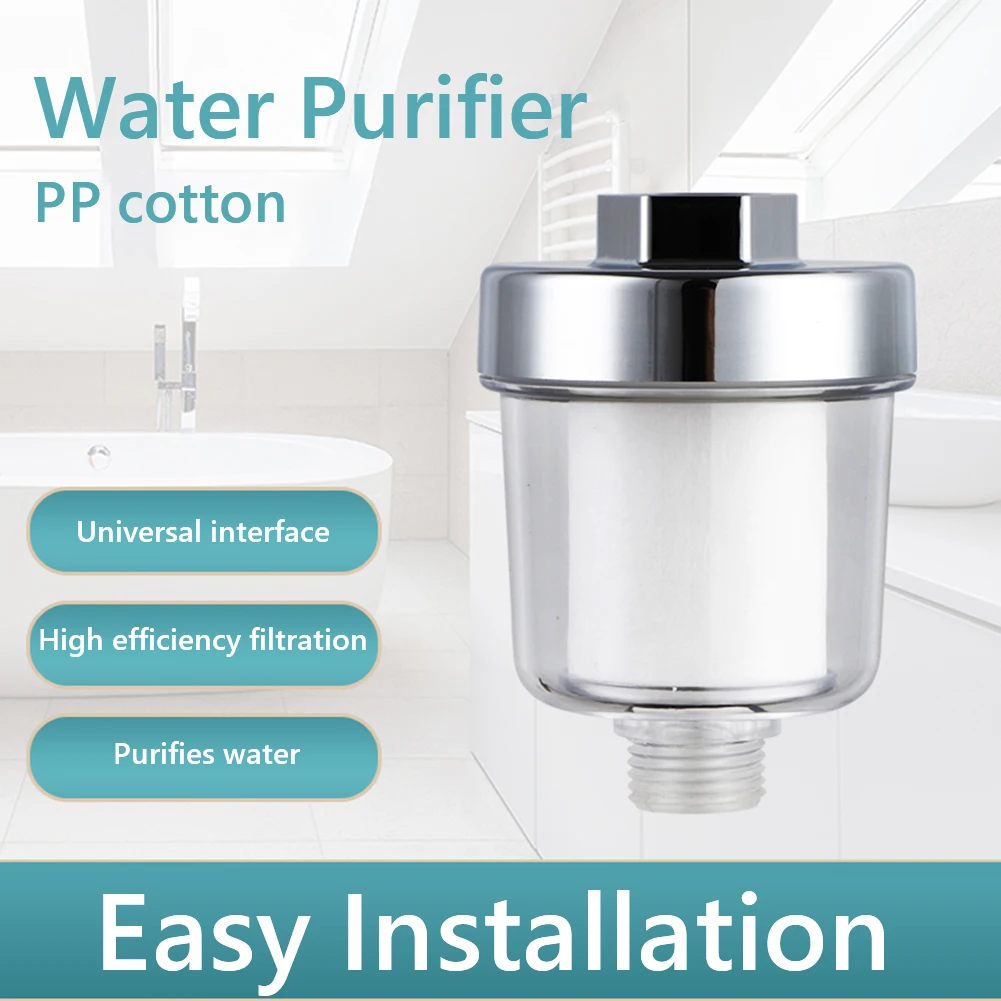 Shower Filter Universal Connection Switch Filtered Shower Head 5 Micron PP Cotton Filter Household Water Filter for Home Kitchen