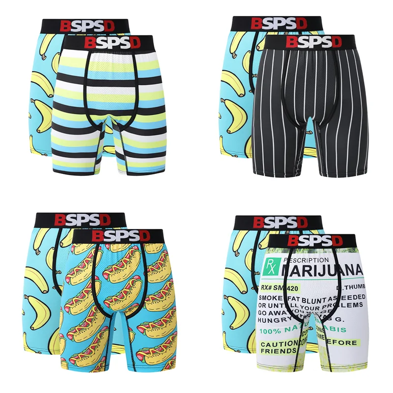 

2pcs Men's Boxer Shorts Polyester - Sport & Daily Use, Stylish Design, S-XXL Sizes, Comfortable Underwear