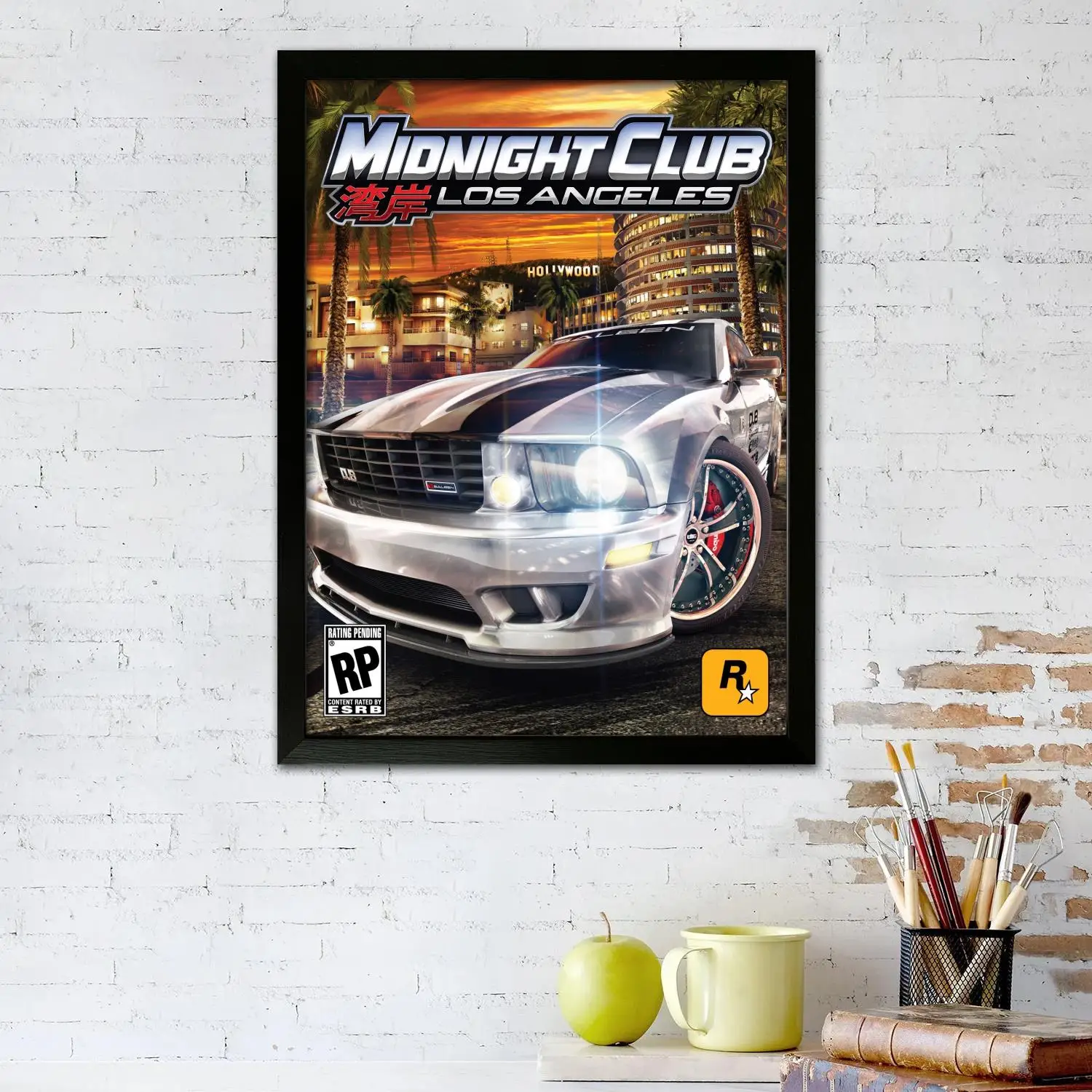 Midnight Club Video Game Canvas Art Poster, Wall Art, Picture Print, Modern Family, Bedroom Decor, Posters,Decorative painting
