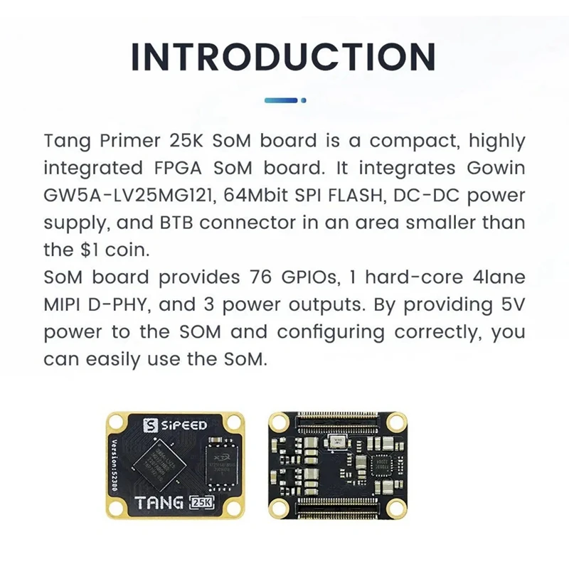 Tang Primer 25K Core Board High Cloud GOWIN GW5A RISCV FPGA Development Board PMOD SDRAM Durable