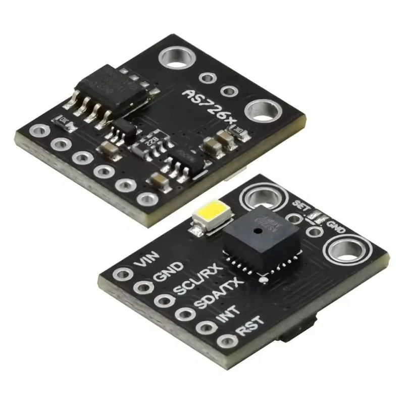 

GY AS7262 AS7263 AS7341 AS7343 Visible Light Infrared Color Spectrometer Sensor 6‑Channel I2C UART