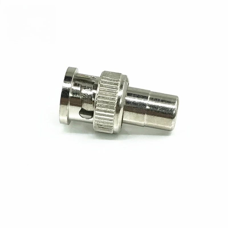 10 Pack Solder‑Free RCA Male to BNC Male Adapter, Audio‑Video Conversion Terminal Connector for CCTV Security Surveillance