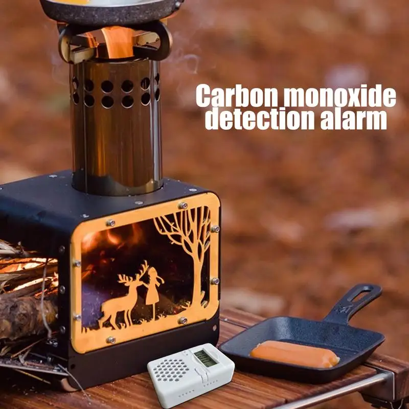 Rilevatore di allarme CO rilevatore di allarme CO misuratore portatile Mini formato CO Monitor per veicoli aerei da viaggio in auto