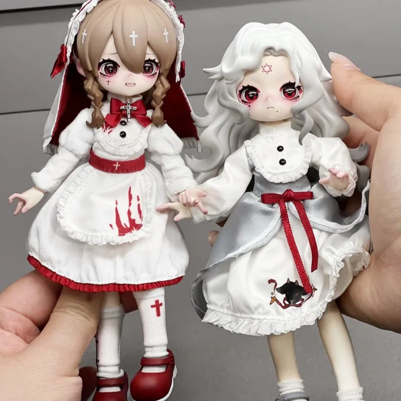 

New Nyssa Bizarre Nightmare Series Kawaii Anime Action Figure 1/12 BJD Toy Blind Box Surprise Doll for Girls Custom Gift