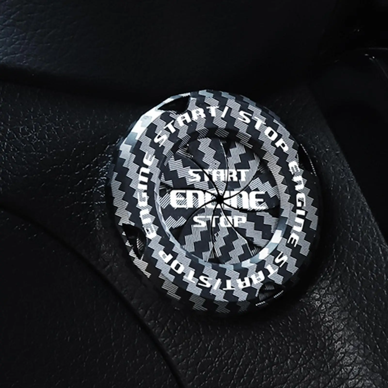 Car Push Start Button Cover Anti Scratch  Ignition Switches Protective Cover Universal Vehicle Start Button Protective Cover