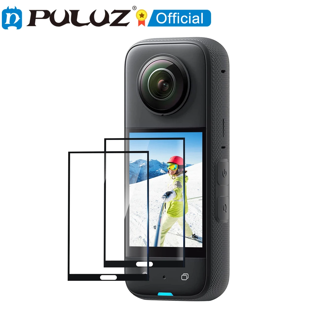2 قطعة بولوز ل Insta360 X3 منحني HD شاشة فيلم فيلم واقية (شفاف)
