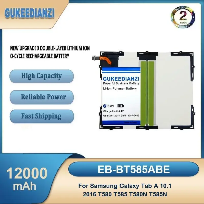

EB-BT585ABE 12000mAh High Capacity Tablet Battery For Samsung Galaxy Tab A 10.1 2016 T580 T585 T580N T585N