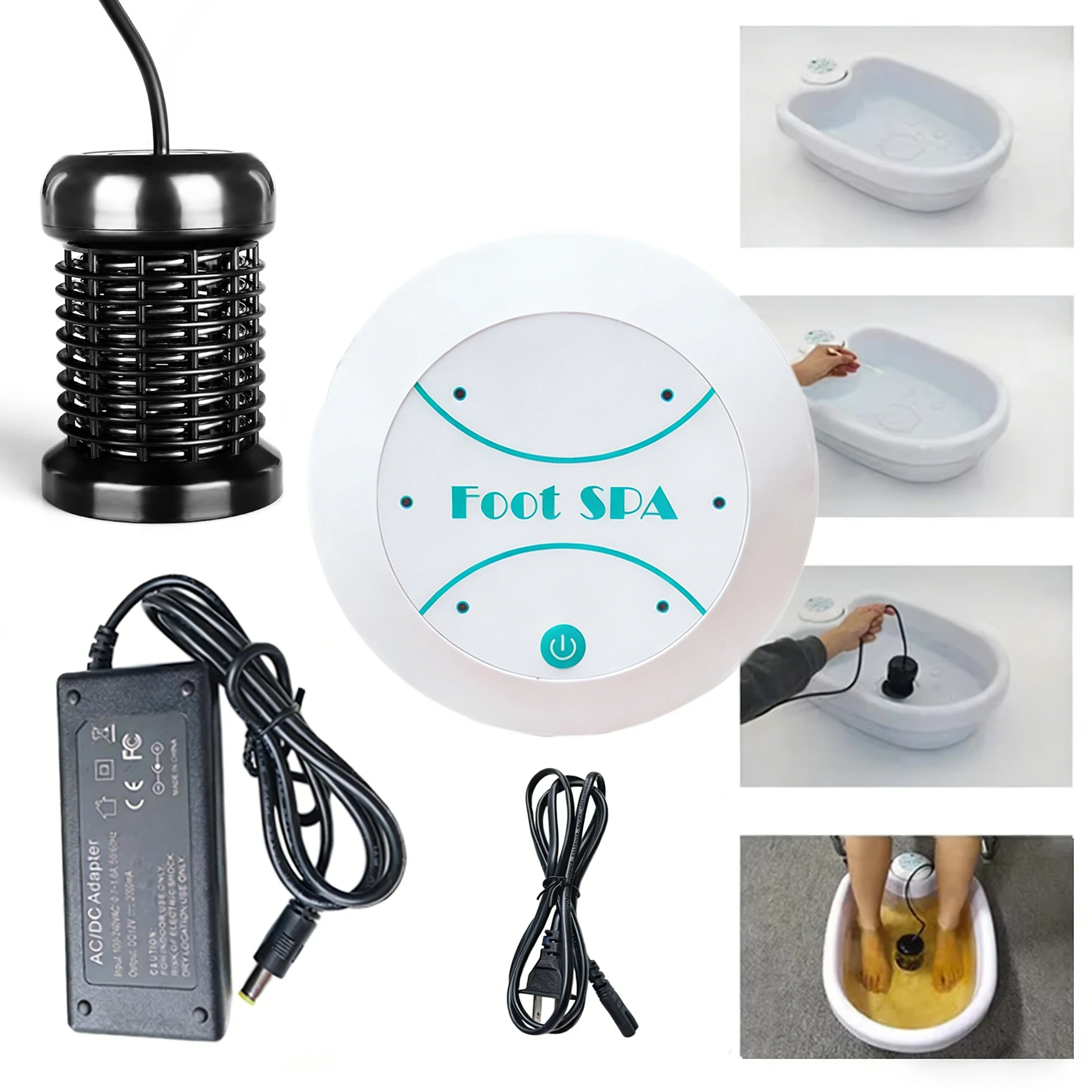 

Ионная ванночка для ног Detox Ionic Foot Spa: массаж, ионная детоксикация, снятие усталости, улучшение здоровья и жизненной силы.