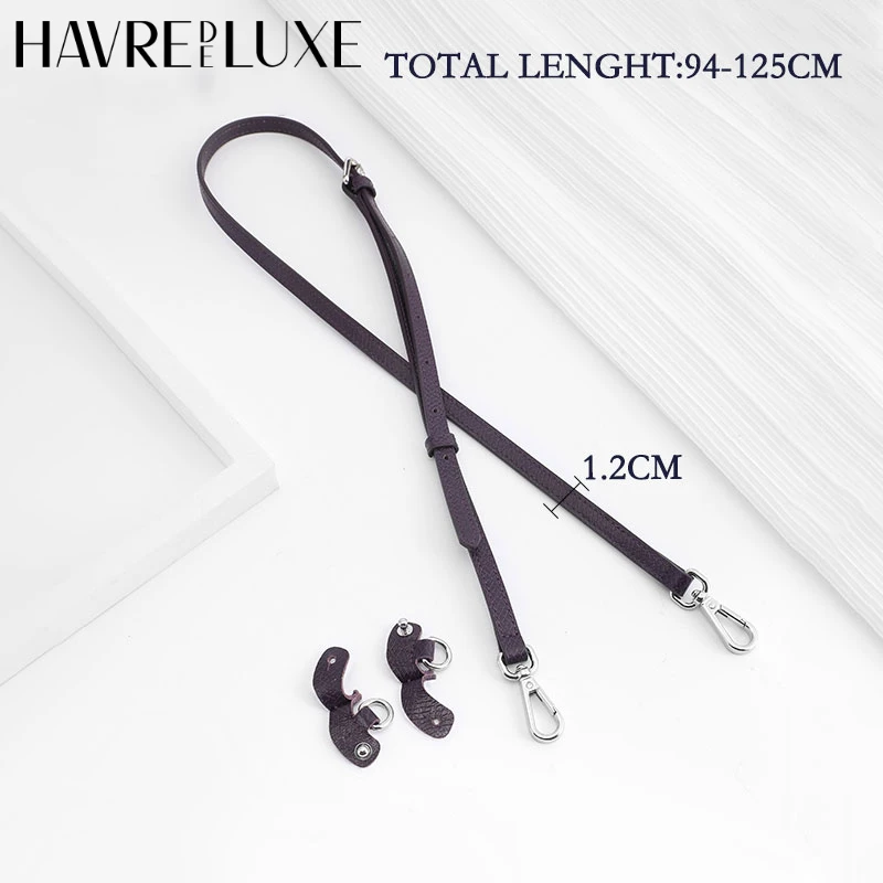 HAVREDELUXE Bag Strap For Longchamp Mini Bag Belt Adjustable Strap Bag Inner Liner Without Punching Modified Shoulder Strap